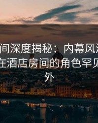 秘语空间深度揭秘：内幕风波背后，神秘人在酒店房间的角色罕见令人意外